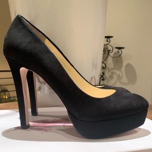 Jessica Simpson black suede